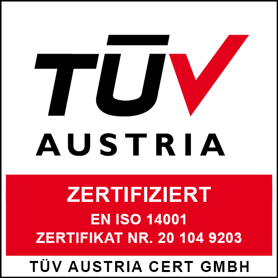 With its ISO 14001:2015-certified environmental management system, dfm* assumes responsibility for the continuous improvement of its environmental performance, the careful use of resources and compliance with environmental legislation. 