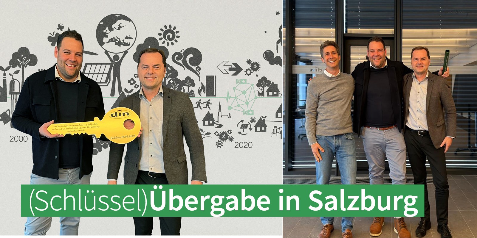 Schlüsselübergabe visionLAB Salzburg