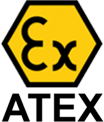 Our INDUSTRY Ex X32 is ATEX-certified and meets the highest safety standards for use in potentially explosive atmospheres. This certification guarantees the safe operation of emergency lighting in hazardous environments in accordance with European ATEX guidelines. 