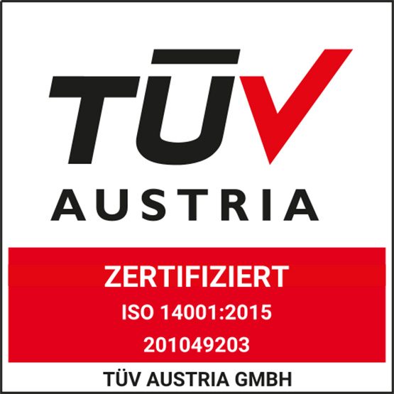 S sistemom ravnanja z okoljem, certificiranim po standardu ISO 14001:2015, dfm* prevzema odgovornost za nenehno izboljševanje svoje okoljske uspešnosti, skrbno ravnanje z viri in upoštevanje okoljskih predpisov. 